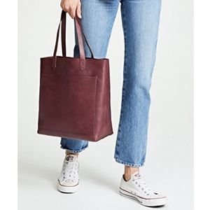 Madewell Medium Transport Tote - Dark Cabernet
